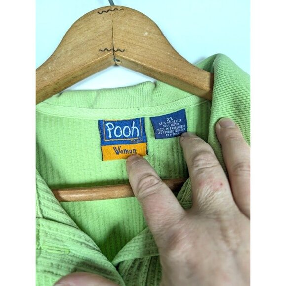 Vintage 90s Disney Sleeveless Polo Women's Size 2X Winnie the Pooh Embroidered - Picture 5 of 8